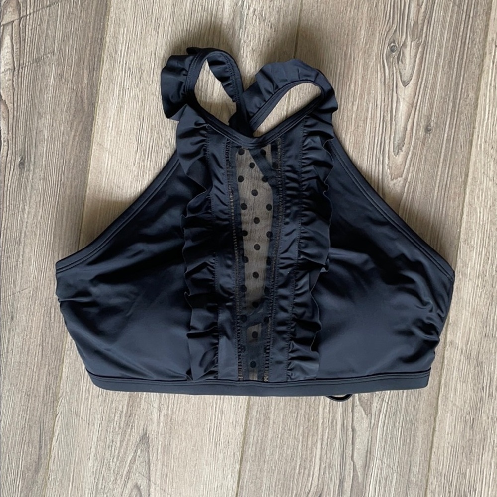 NWT Black Bikini Top